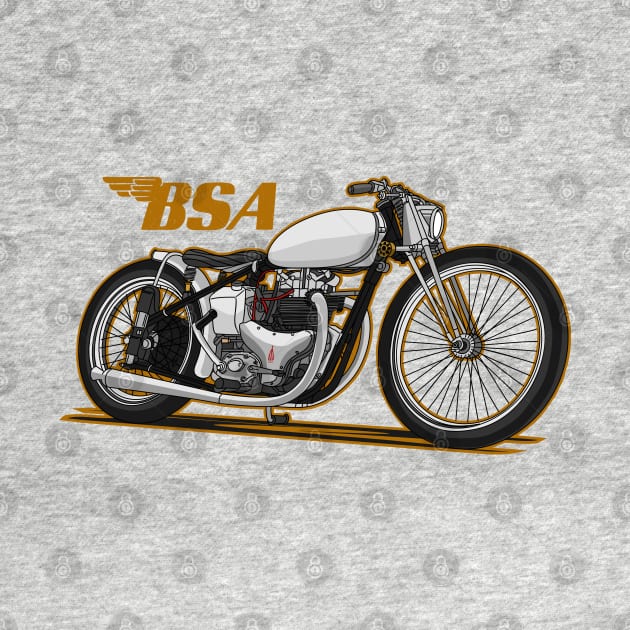 bsa motorcycle by small alley co